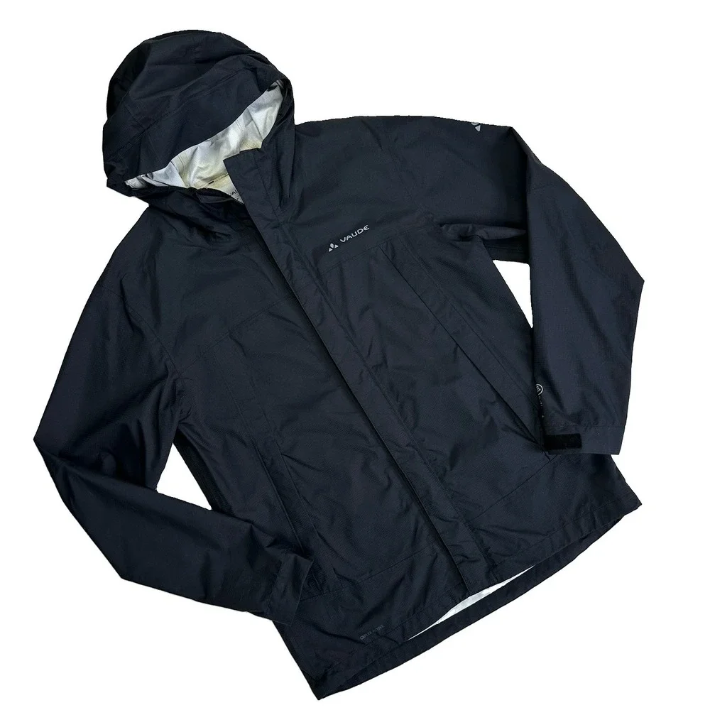 VAUDE Escape Bike Jacket Waterproof Cycling Rain Ceplex Active Black Men M 50